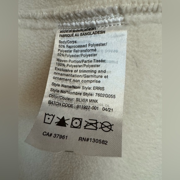 Woods Women’s Erris Sherpa Jacket - XS Soft Fleece Zip Up Sweater - Picture 12 of 12